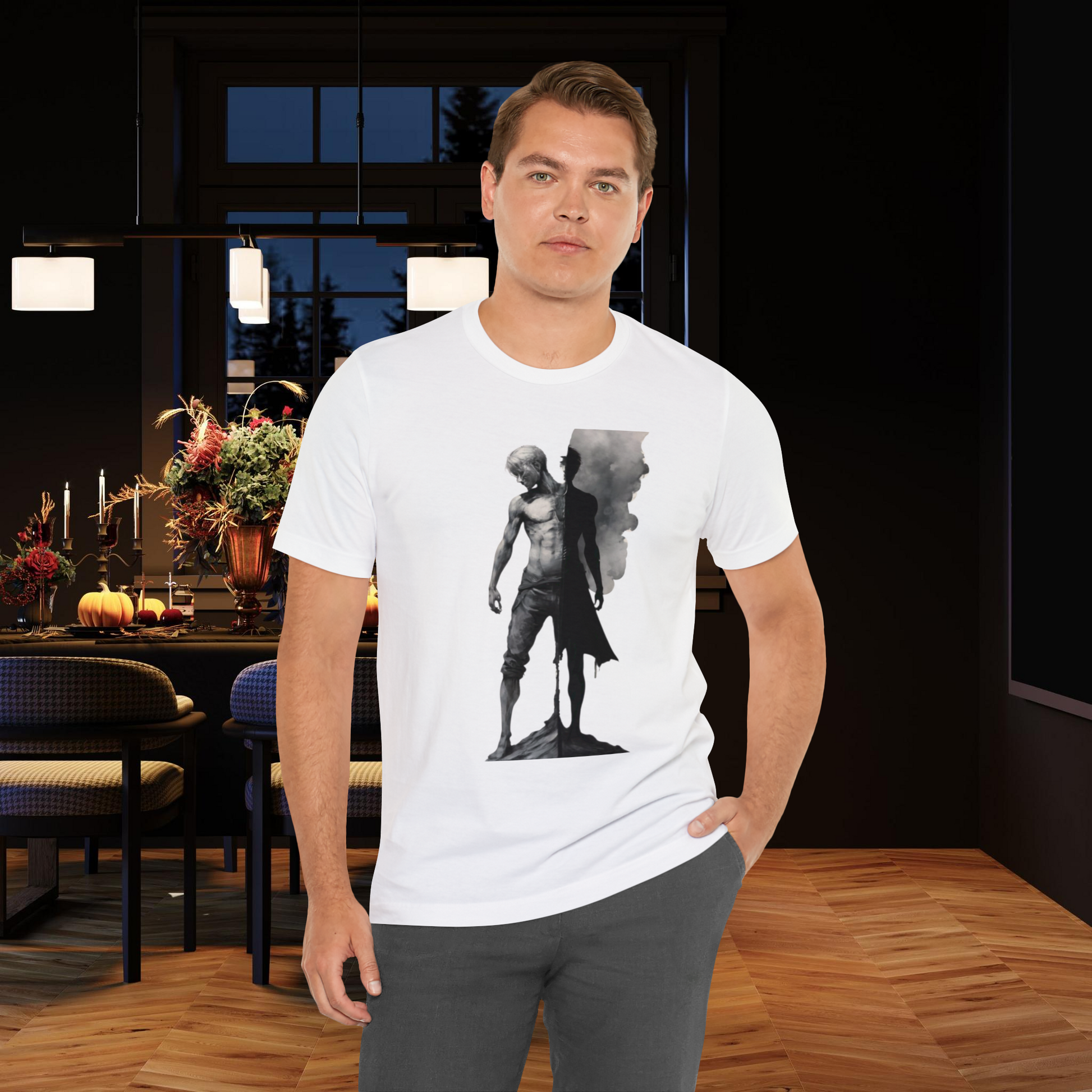 Duality of Soul - Crisp Male Anatomy T-shirt T-Shirt   