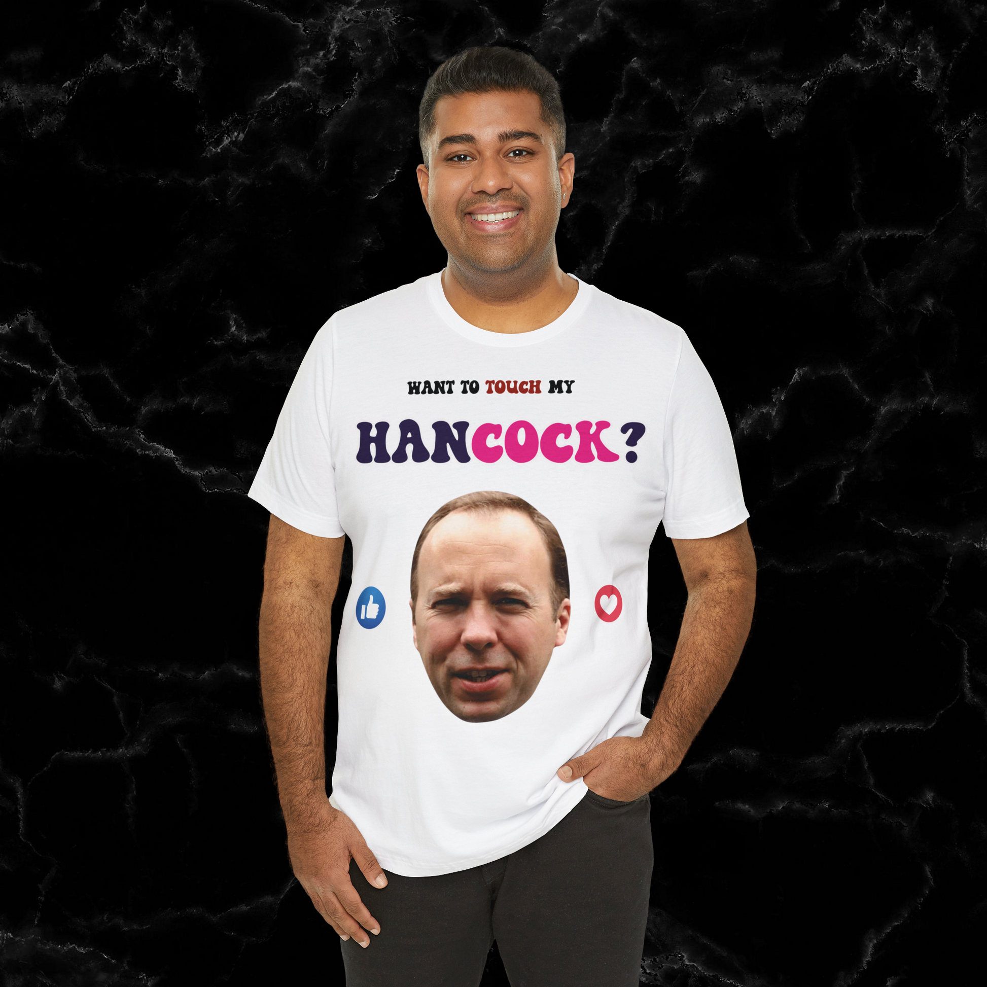 Want To Touch My Hancock T-shirt - Matt Hancock Funny Tee T-Shirt   