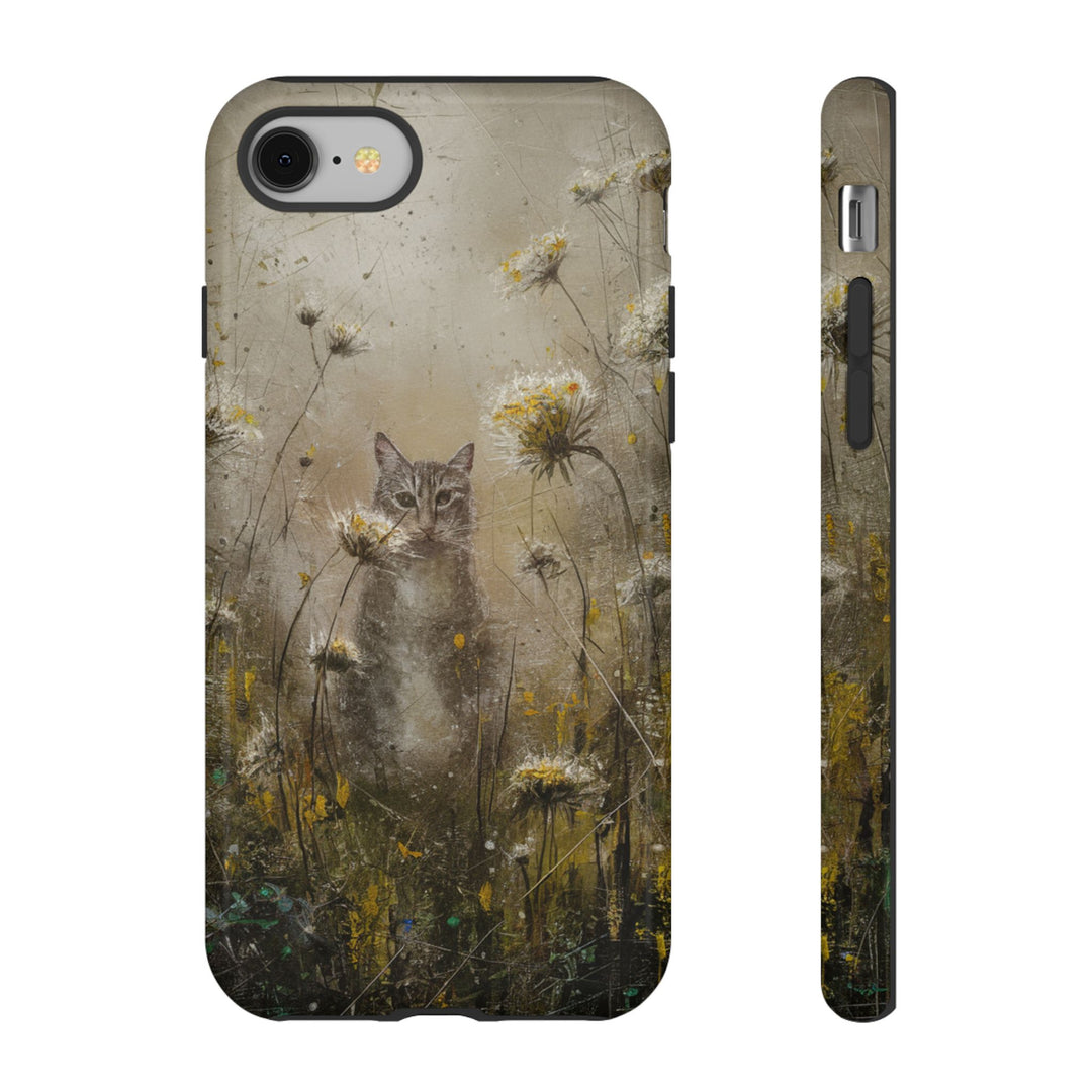 Impressionist Cat Tough Case Phone Case Printify