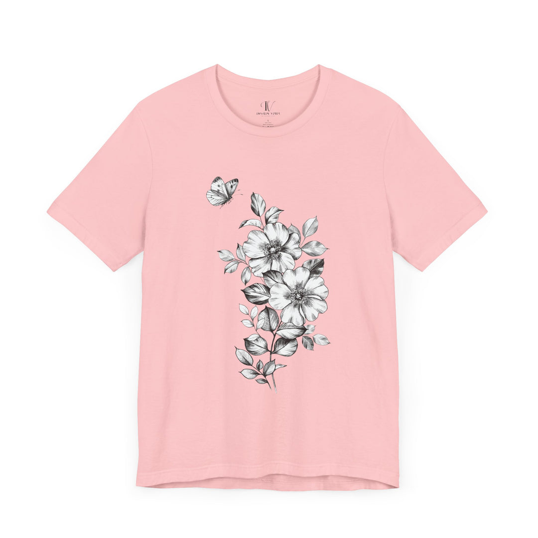 Rose and Butterfly Tee