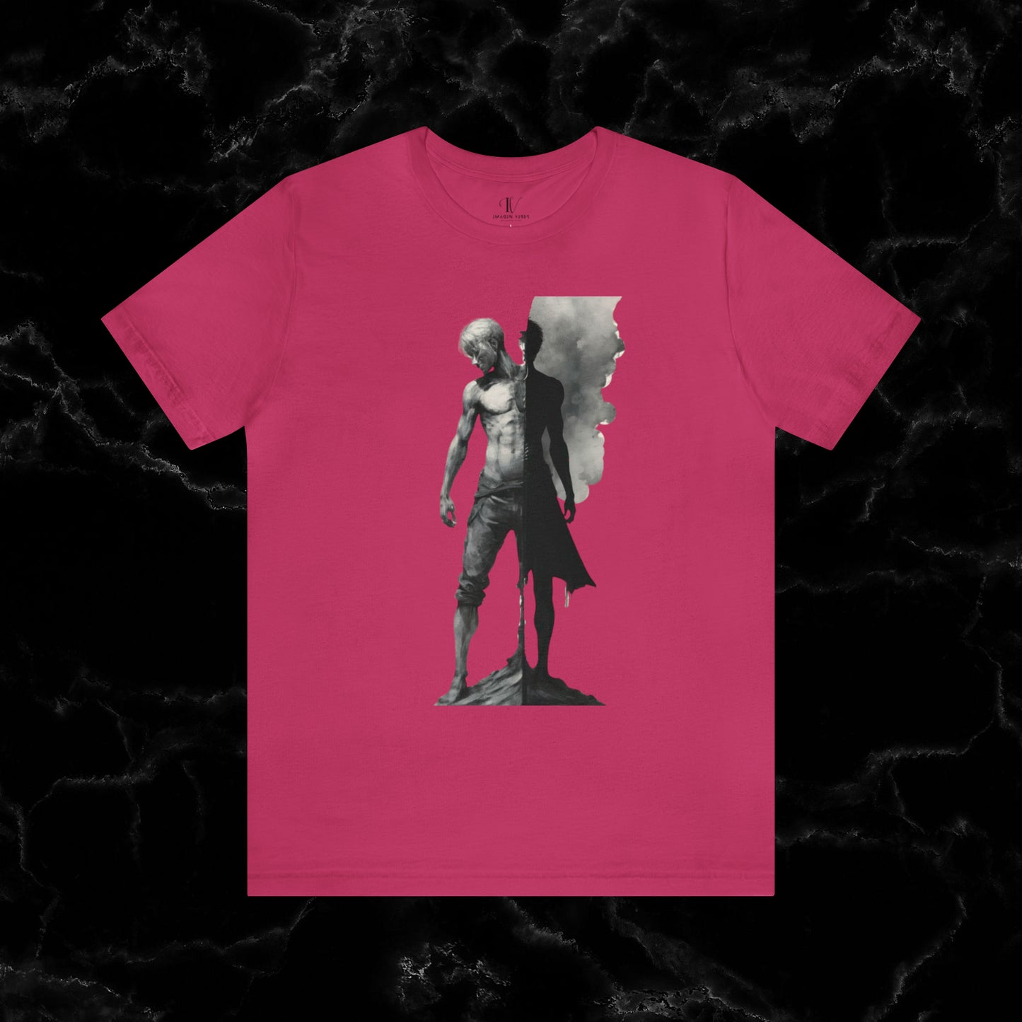 Duality of Soul - Crisp Male Anatomy T-shirt T-Shirt Berry XS 