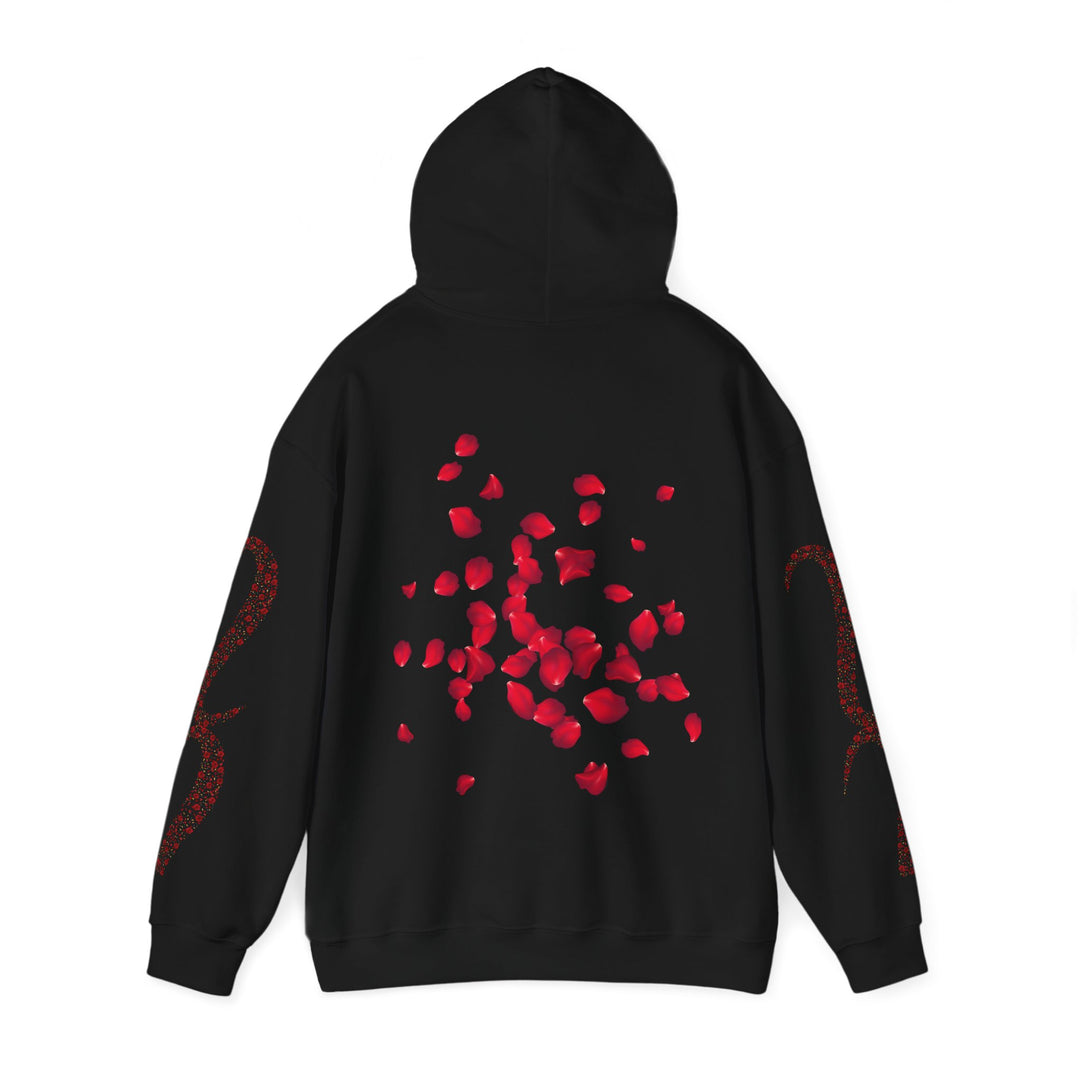 Romantic Rose Hoodie Hoodie Printify