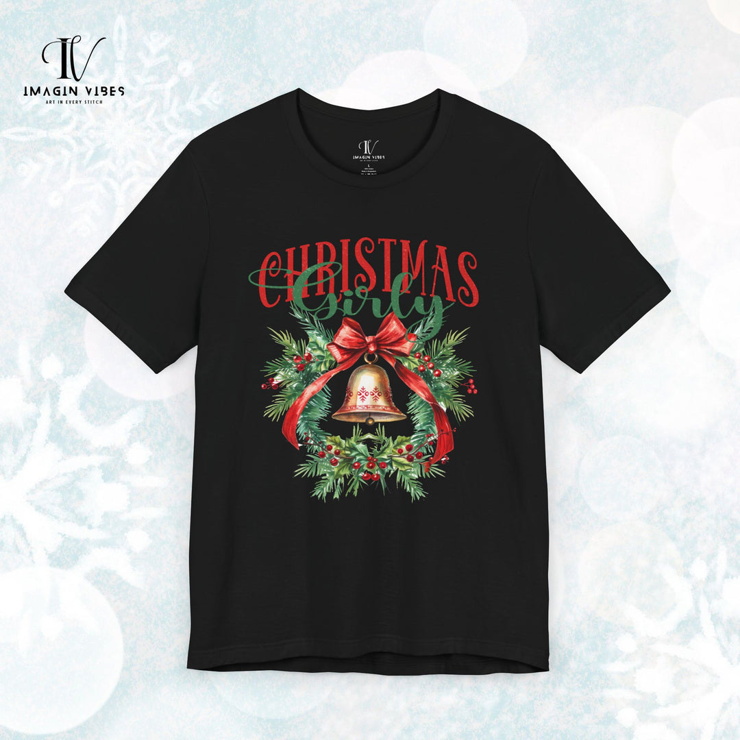 Christmas Girly Bow Tee