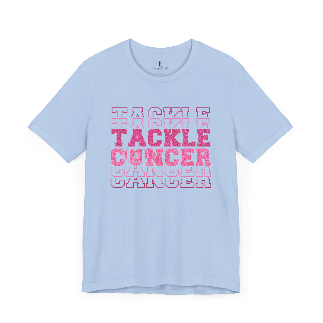 Tackle Breast Cancer Retro T-Shirt