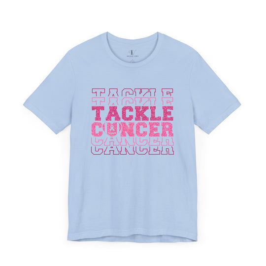 Tackle Breast Cancer Retro T-Shirt