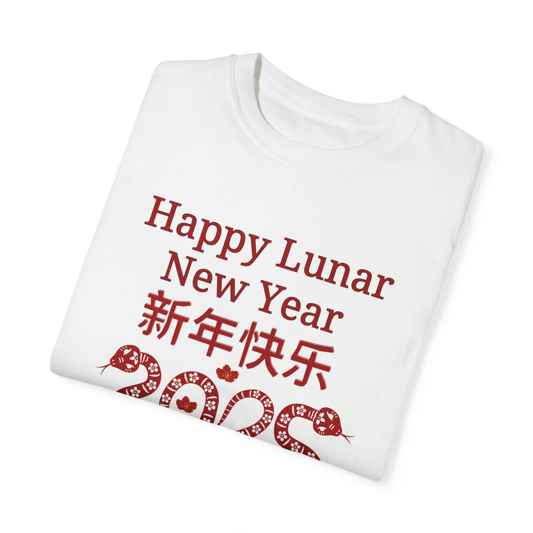 Lunar New Year Unisex T-shirt with Snake Symbol - 2025 T-Shirt Printify