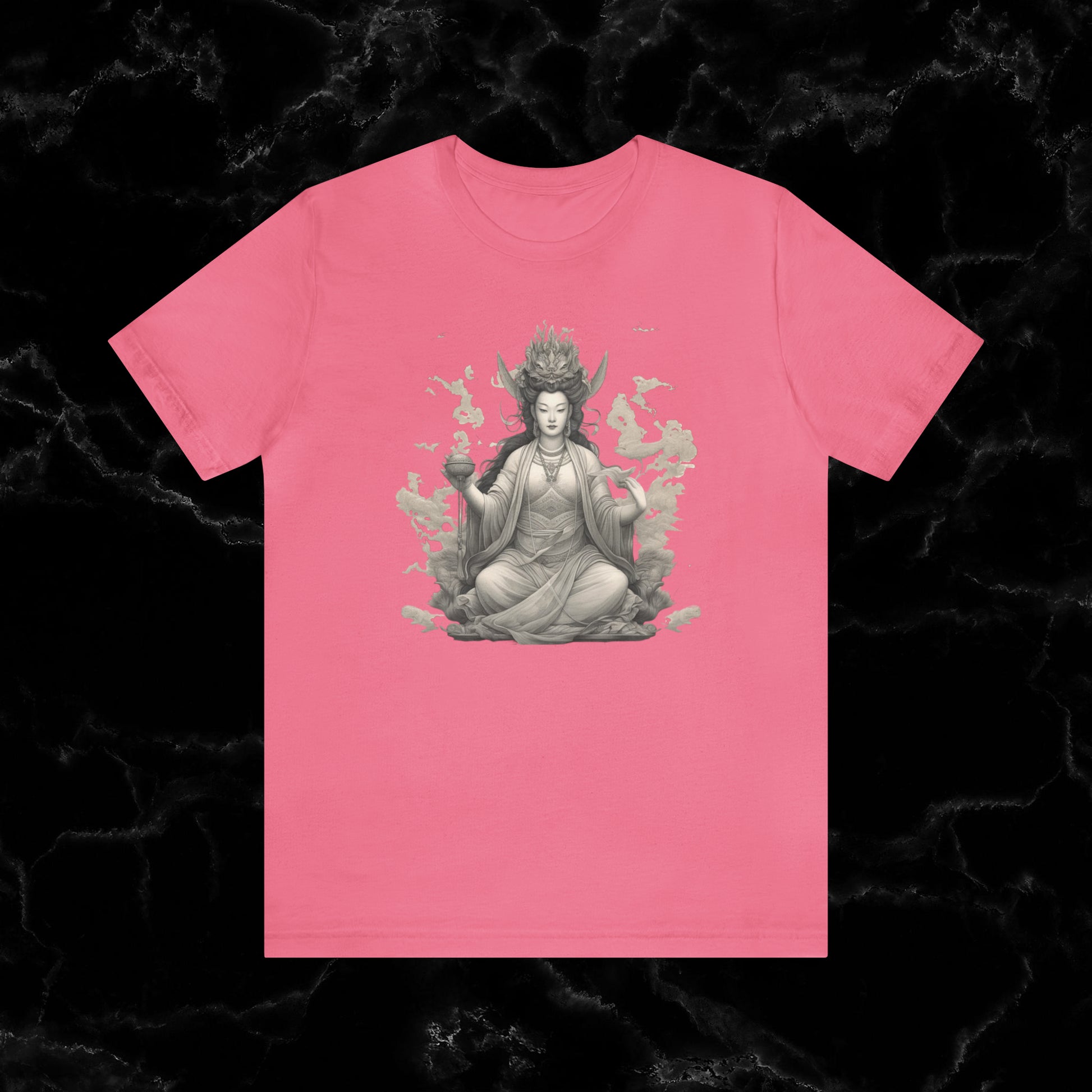 Quan Yin Spiritual Tee - Goddess of Compassion, Unisex Garment-Dyed T-shirt, Goddess of Mercy T-Shirt   