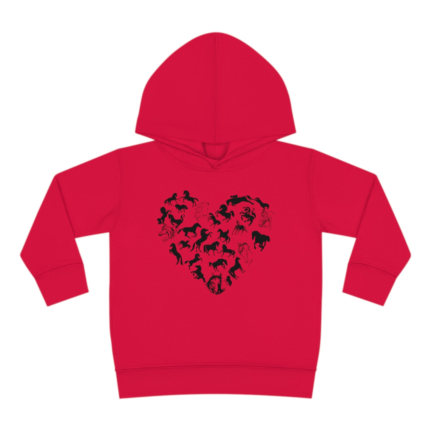 Horse Heart Hoodie | Horse Lover Tee - Horses Heart Toddler - Horse Lover Gift - Horse Toddler Shirt - Equestrian Tee - Gift for Horse Owner Kids clothes Red 2T 