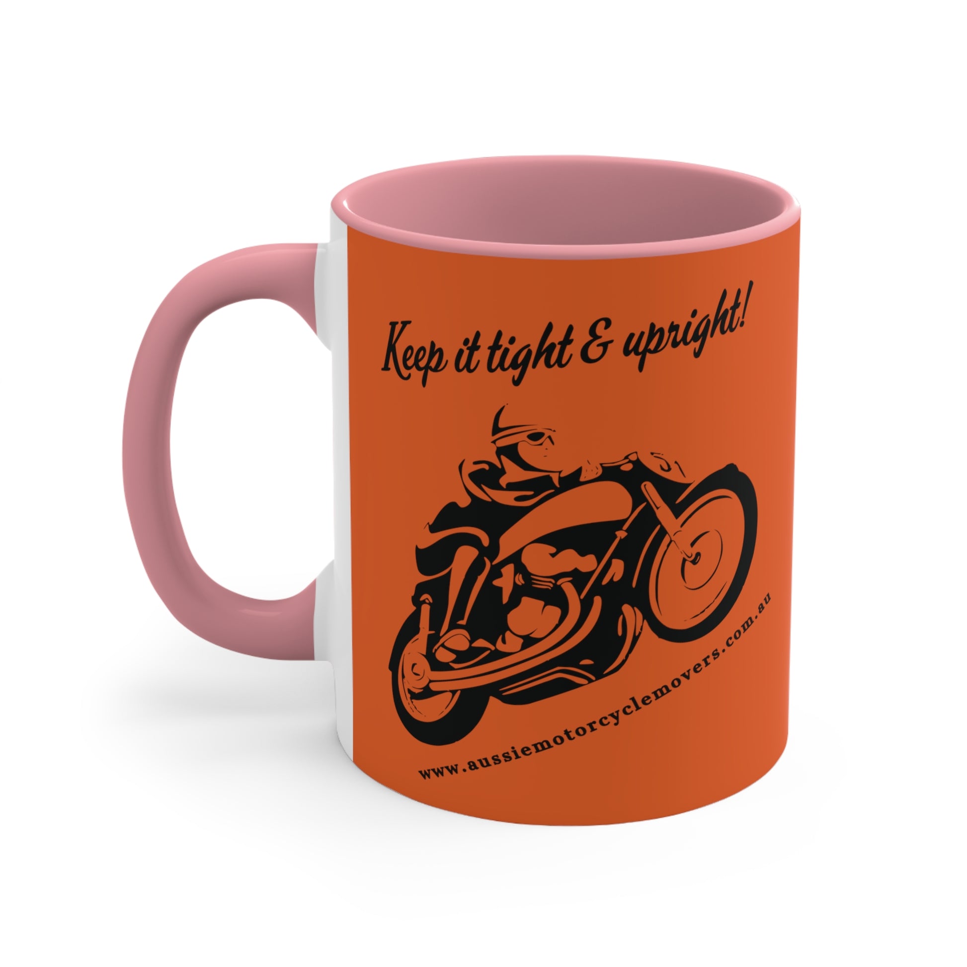 Aussie Motorcycle Movers Supporter Colorful Accent Mugs, 11oz, Mick Train legendary saying mug Mug   