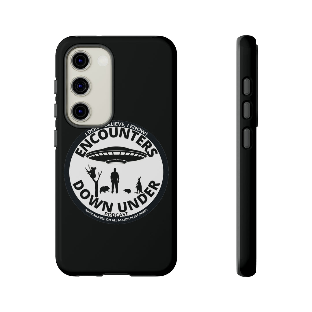 Encounters Down Under Podcast Tough Cases - Protect Your Tech with Podcast Swag Phone Case Samsung Galaxy S23 Glossy 