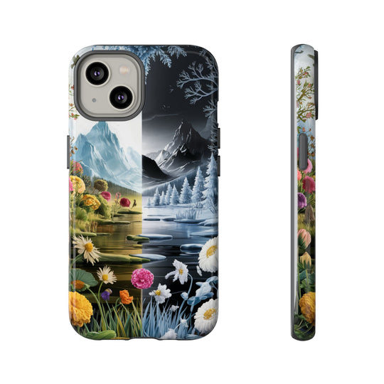 Phone Case - Duality and Change Nature Phone Case Printify iPhone 14 Glossy