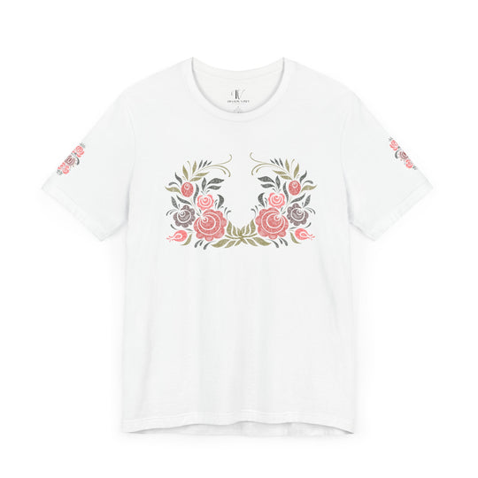 Folk Art T-Shirt T-Shirt Printify White XS