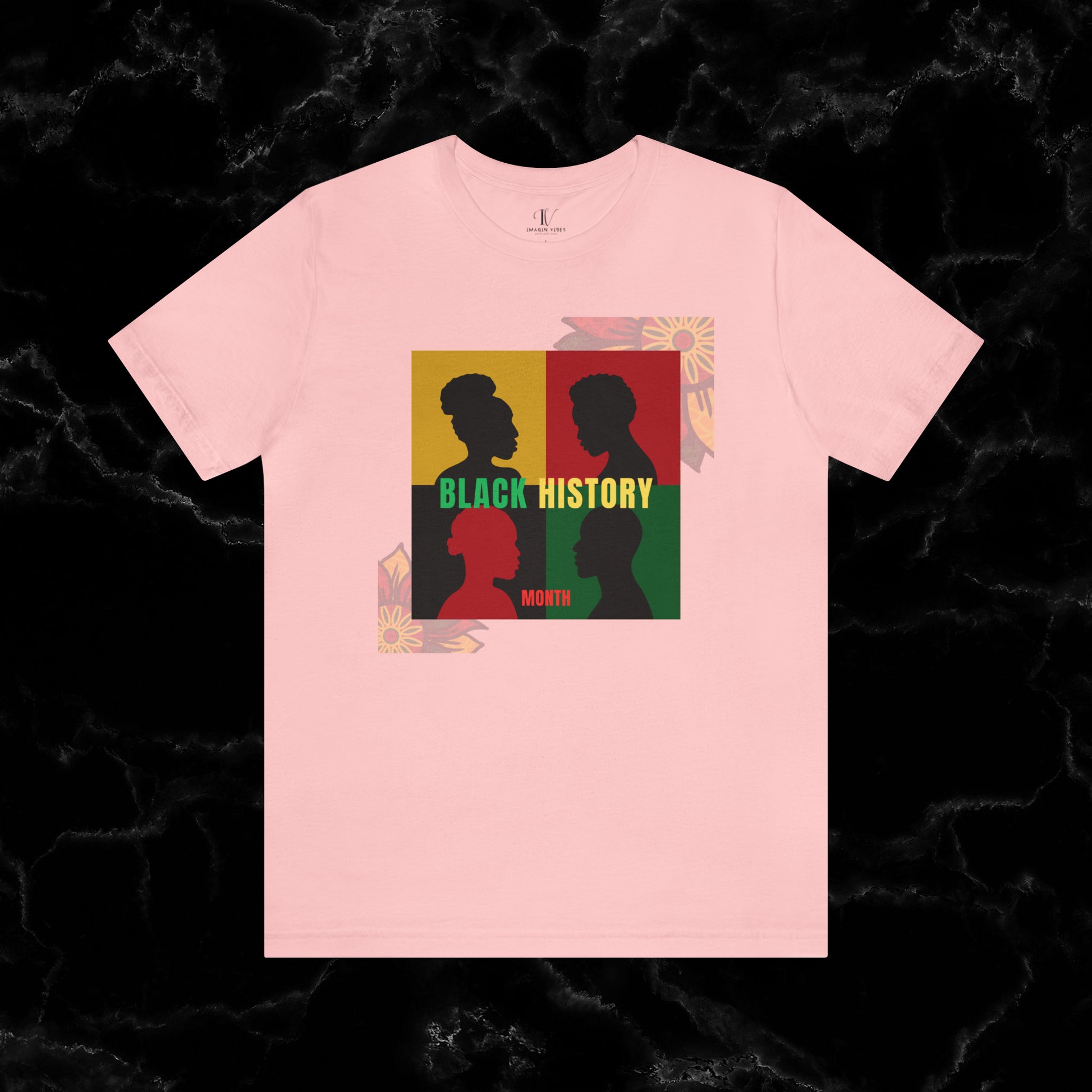 Trendy Black History Month Shirts Celebrating African American Pride and Heritage T-Shirt Pink XS 