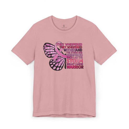 Breast Cancer Warrior T-Shirt - Empowering Message