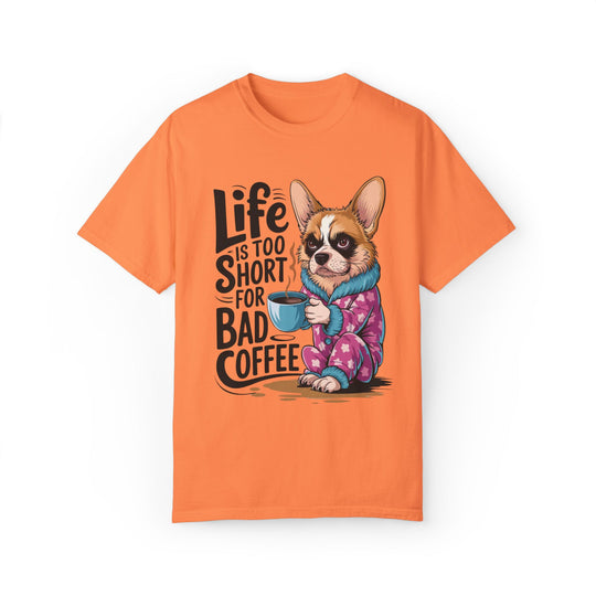 Cartoon Dog Coffee Lover T-shirt T-Shirt Printify Melon S