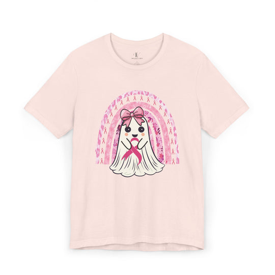  Cute Ghost Breast Cancer Support T-shirt