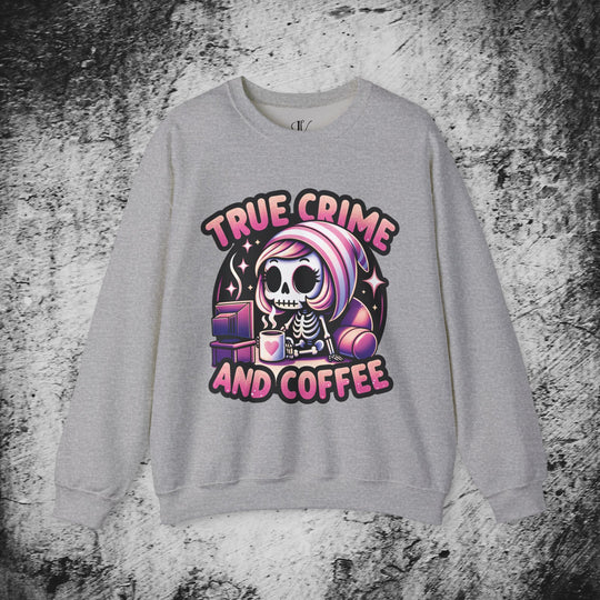 True Crime and Coffee: Skeleton Sweatshirt