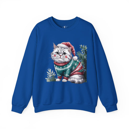 Cat Holiday Sweater Sweatshirt