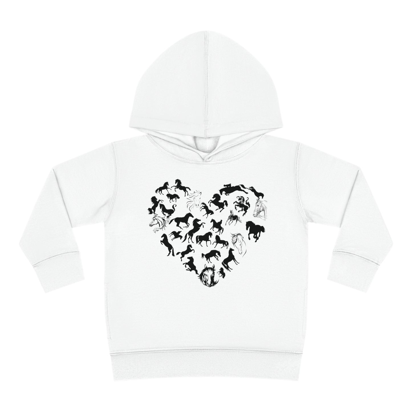Horse Heart Hoodie | Horse Lover Tee - Horses Heart Toddler - Horse Lover Gift - Horse Toddler Shirt - Equestrian Tee - Gift for Horse Owner Kids clothes White 2T 