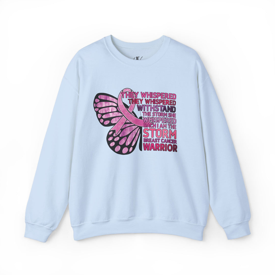 Breast Cancer Warrior Sweatshirt - Empowering Message