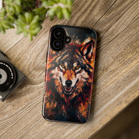 Wolf Tough Cases - Powerful and Vibrant Wolf Phone Case Printify