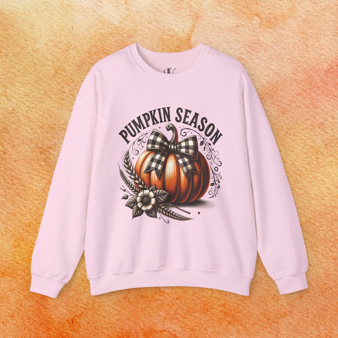 Pumpkin Season: Coquette Fall Sweatshirt