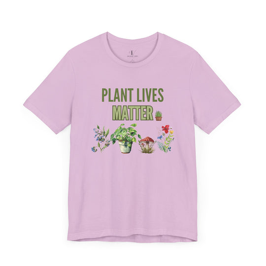 Plant Lives Matter Tee T-Shirt Printify Lilac XS