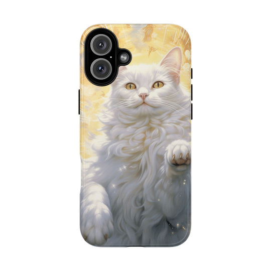 Phone Case - Divine Feline Cat Phone Case Printify iPhone 16 Plus Glossy