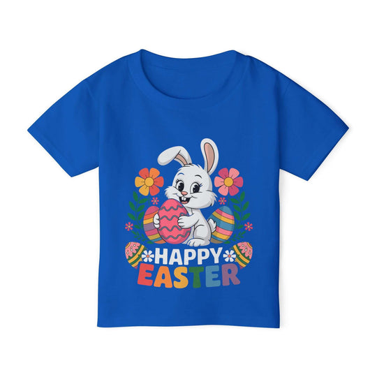 Toddler T-shirt with Cute Easter Bunny Kids clothes Printify Royal 2T