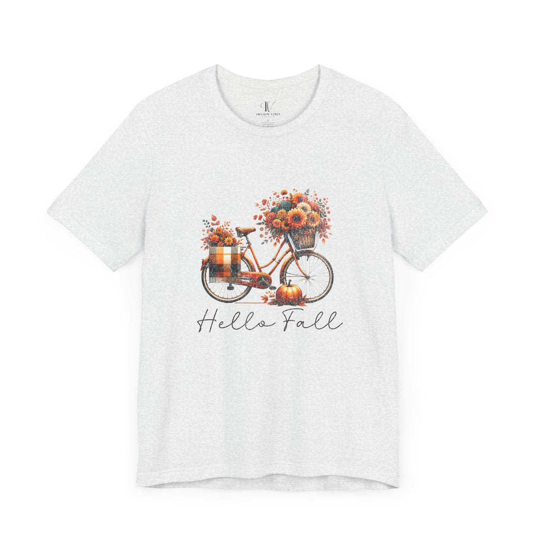 Autumn Bicycle Tee - Hello Fall