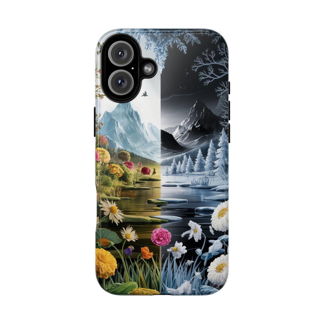 Phone Case - Duality and Change Nature Phone Case Printify iPhone 16 Plus Glossy