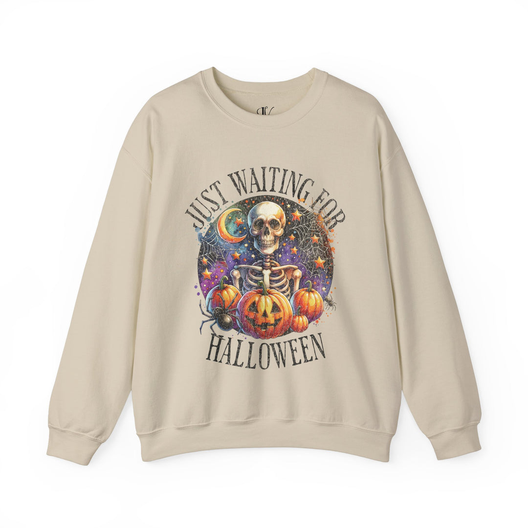 Just Waiting For Halloween Crewneck Sweatshirt