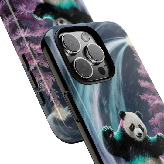 Christmas Panda Tough Case Phone Case Printify iPhone 16 Pro Max Glossy