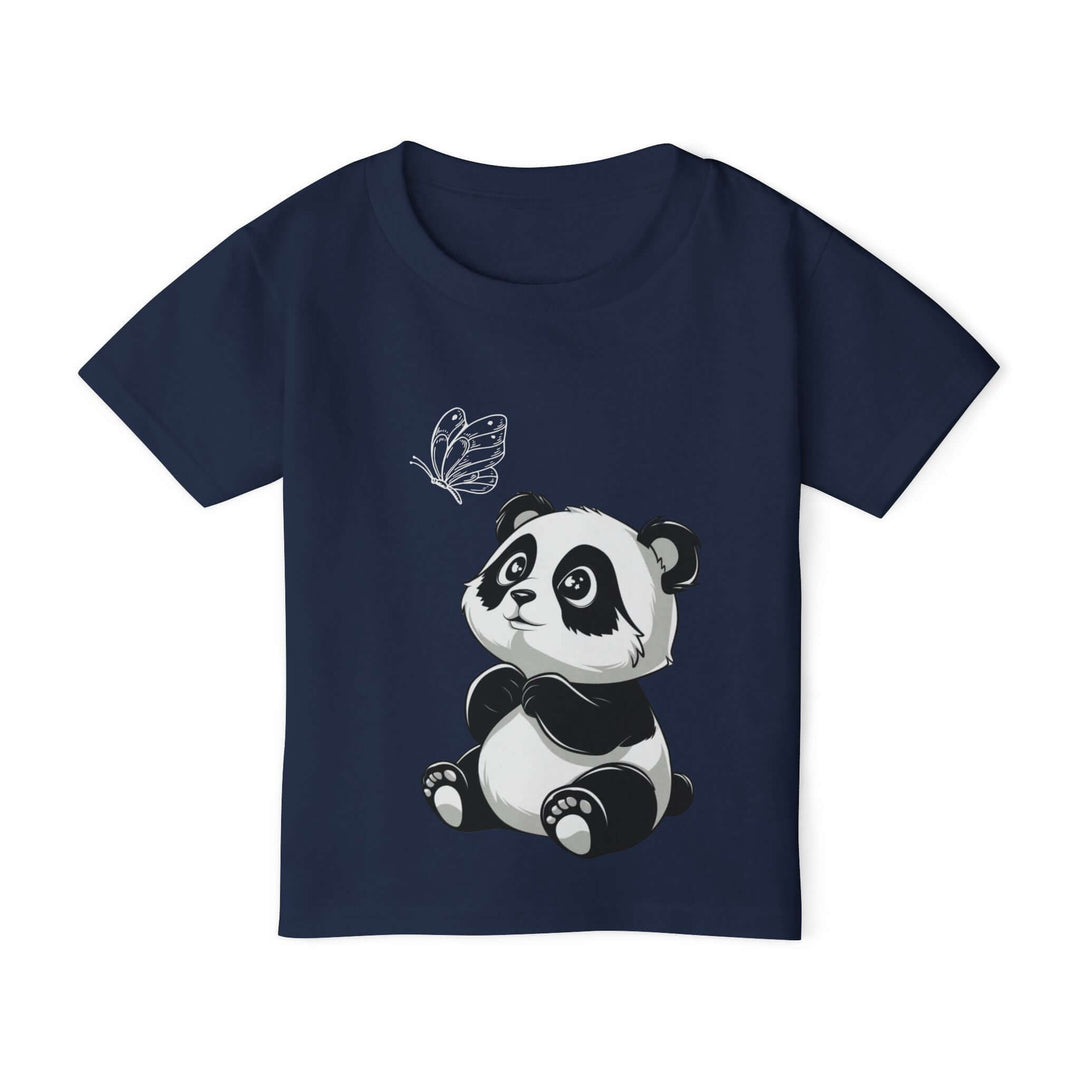 Panda Toddler T-shirt Kids clothes Printify Navy 2T