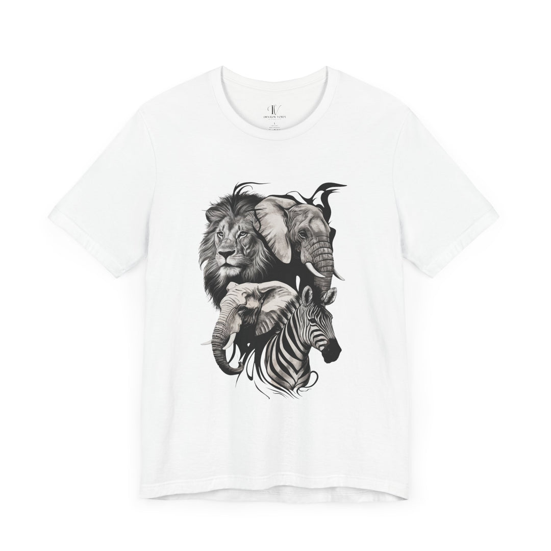 Wildlife Safari Tee T-Shirt Printify White XS