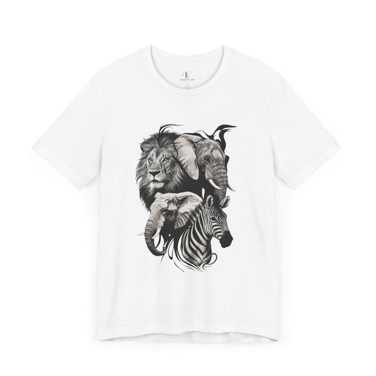 Wildlife Safari Tee T-Shirt Printify White XS