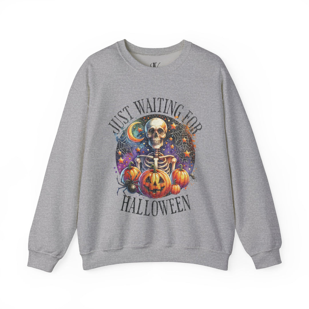 Just Waiting For Halloween Crewneck Sweatshirt