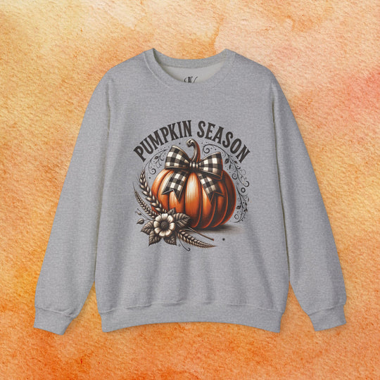 Pumpkin Season: Coquette Fall Sweatshirt