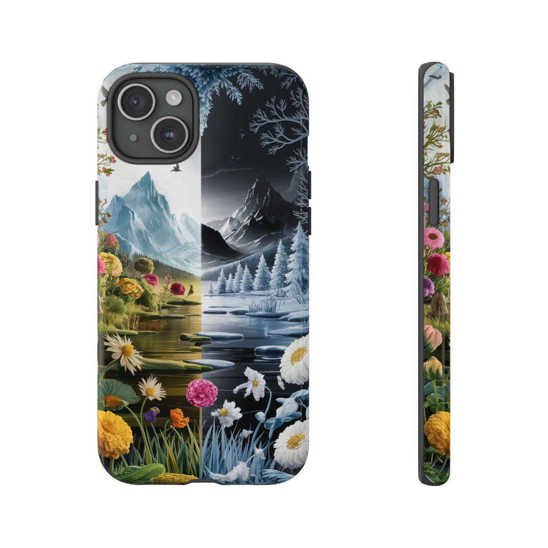 Phone Case - Duality and Change Nature Phone Case Printify iPhone 15 Plus Glossy