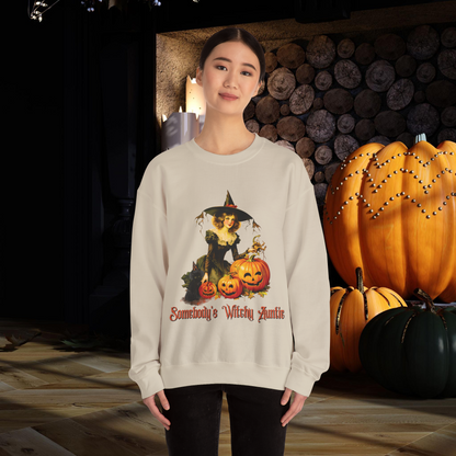 Witchy Auntie Sweatshirt - Cool Aunt Shirt for Halloweenl Vibes Sweatshirt   