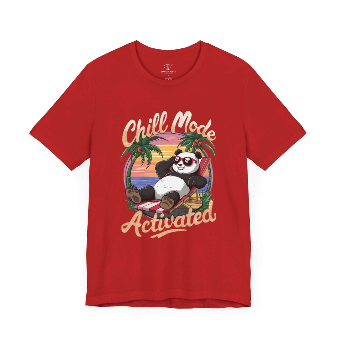 Chill Mode Activated  Panda Tee