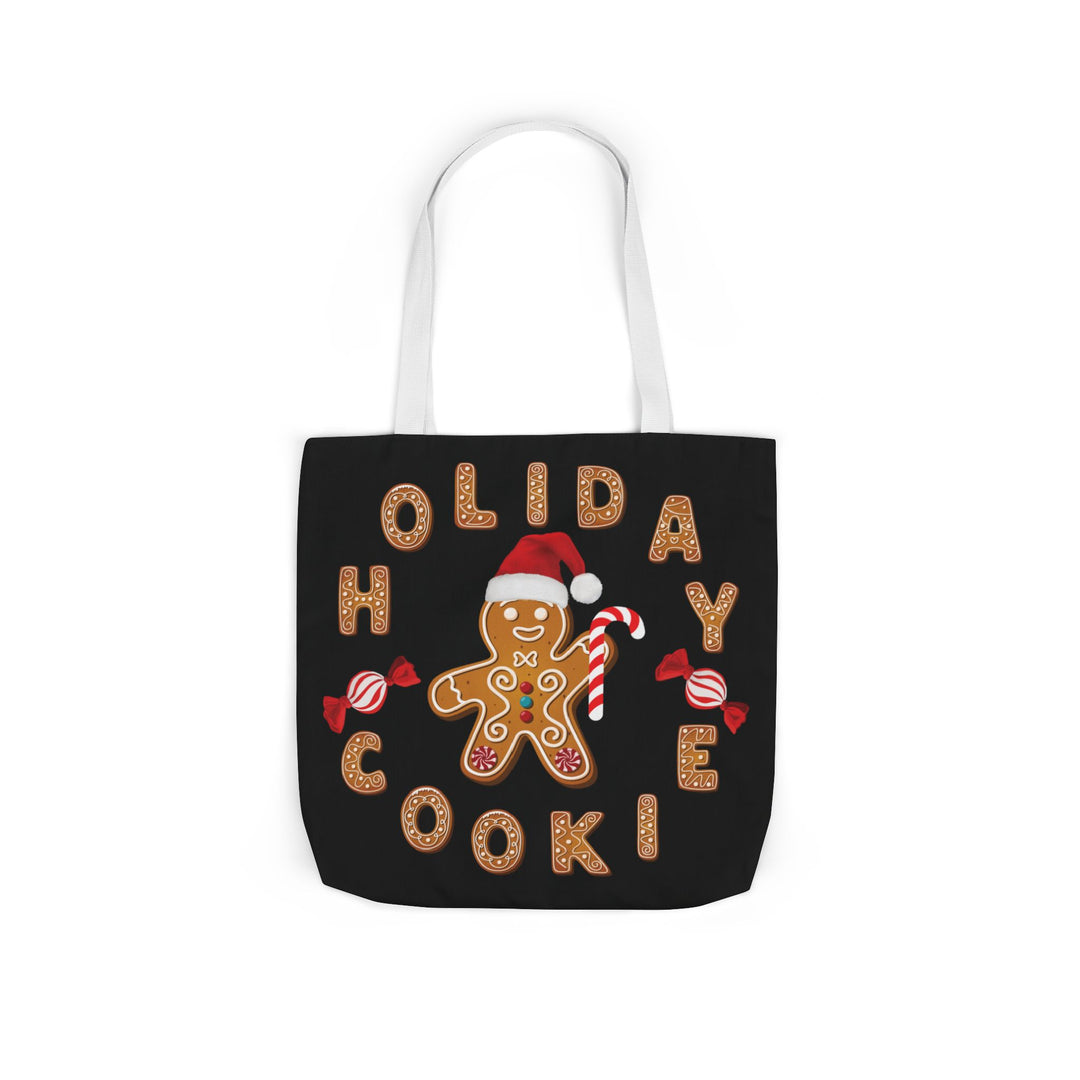 Holiday Cookie Canvas Tote Bag Accessories Printify 18" × 18'' White