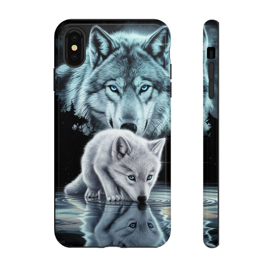 Wolf Tough Cases - Mystical Starry Night Dark Academia Phone Case Printify