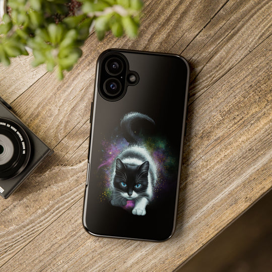 Cosmic Cat Tough Case Phone Case Printify