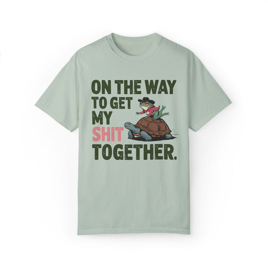 Frog & Turtle Graphic Tee - On the Way to Get T-Shirt Printify Bay S