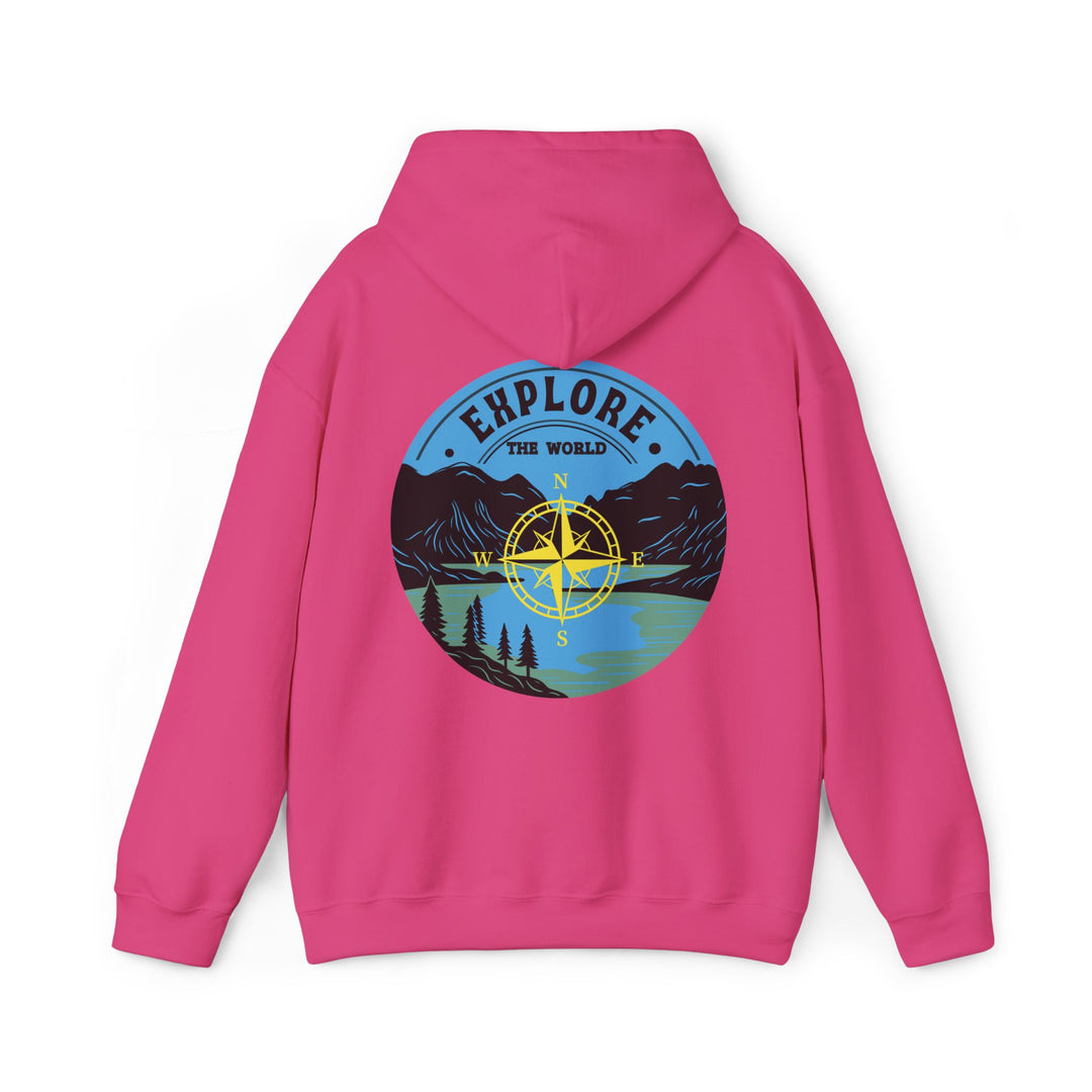 "Explore the World" Adventure Hoodie Hoodie Printify