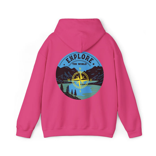"Explore the World" Adventure Hoodie Hoodie Printify