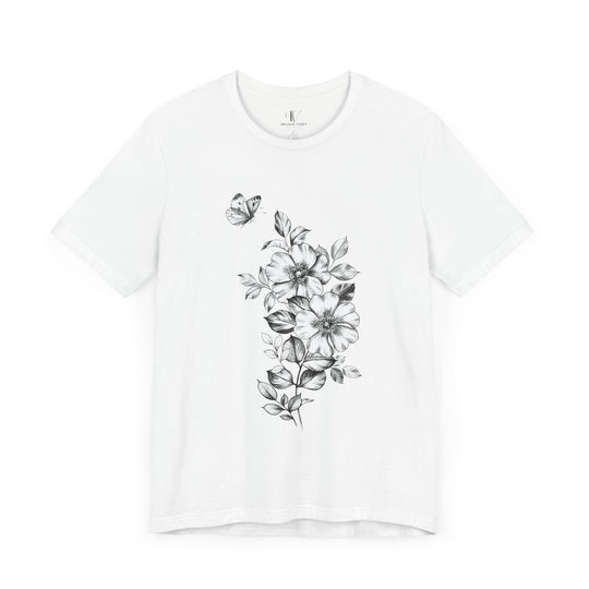 Rose and Butterfly Tee