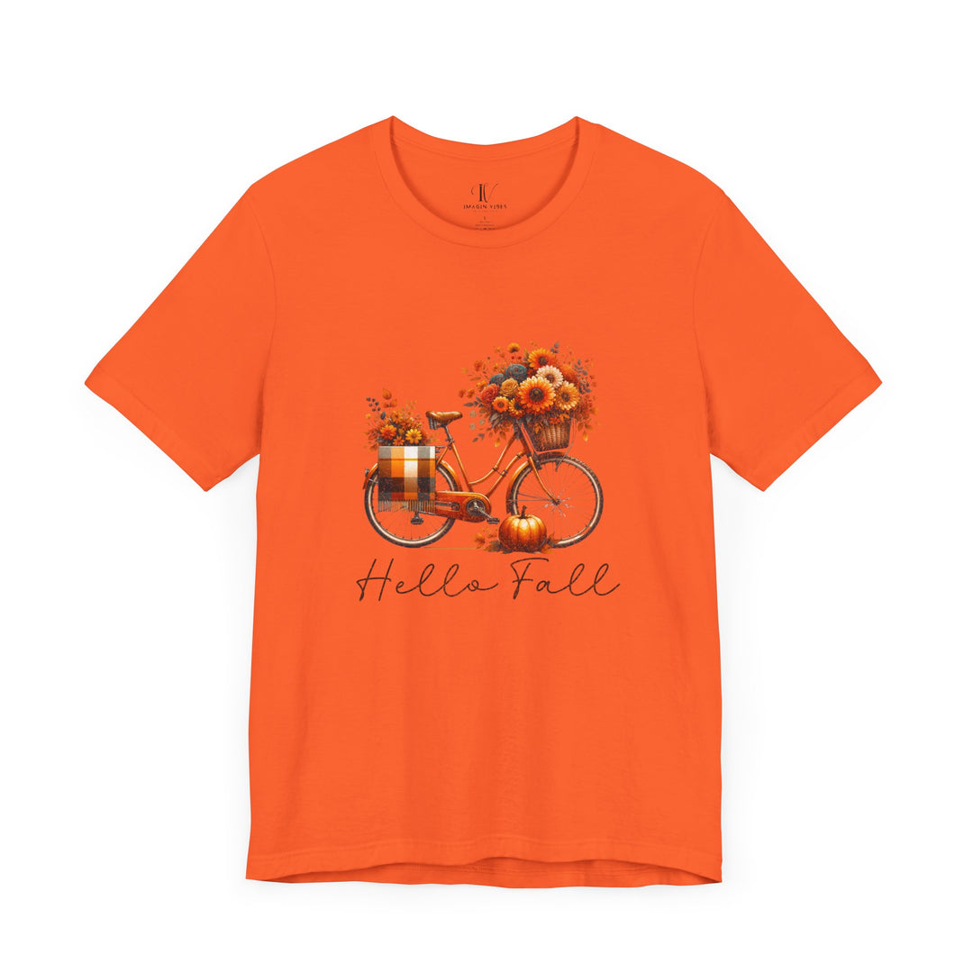 Autumn Bicycle Tee - Hello Fall