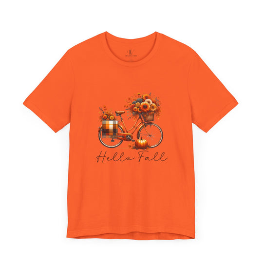 Autumn Bicycle Tee - Hello Fall